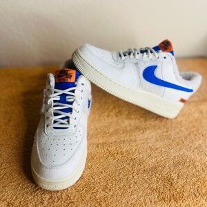 Nike Air Force 1 '07 Women's Size 6 Sail/Racer Blue-Coconut Milk DO6680 100